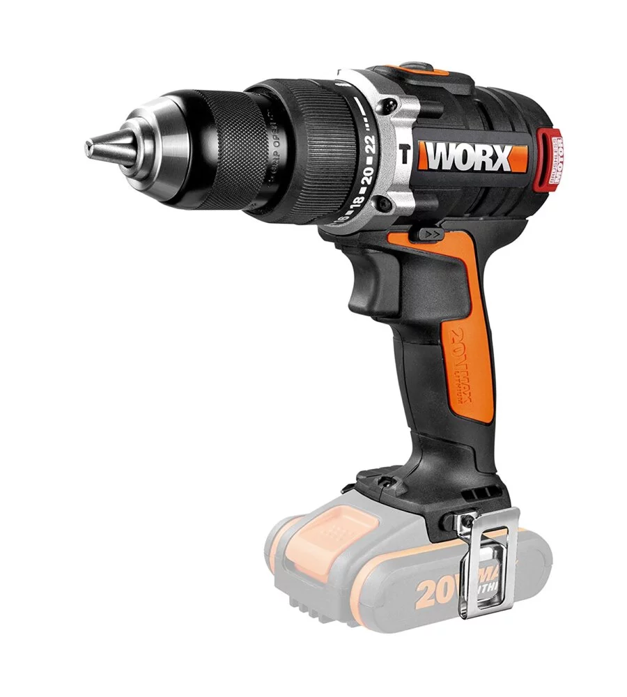 Trapano avvitatore a percussione brushless "ex373.9", solo corpo macchina - worx